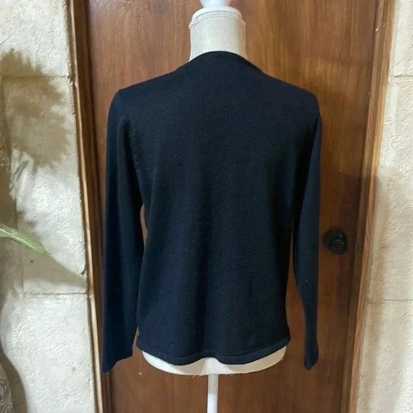 Alfred Dunner Women’s Petite Small Black Sweater - Picture 2 of 9